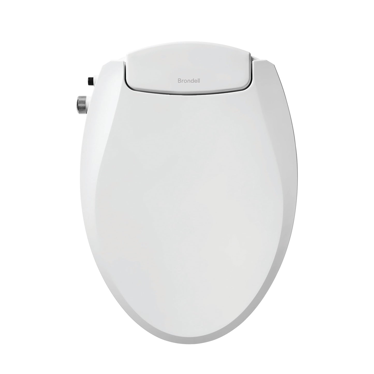 Brondell Swash Bidet Toilet Seat, Non-Electric, Dual Temperature, Fits Round Toilets, White – Dual Nozzle System – with Easy Installation